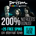 Prism | 30 Free Spins on Eternal Love | 200% Bonus